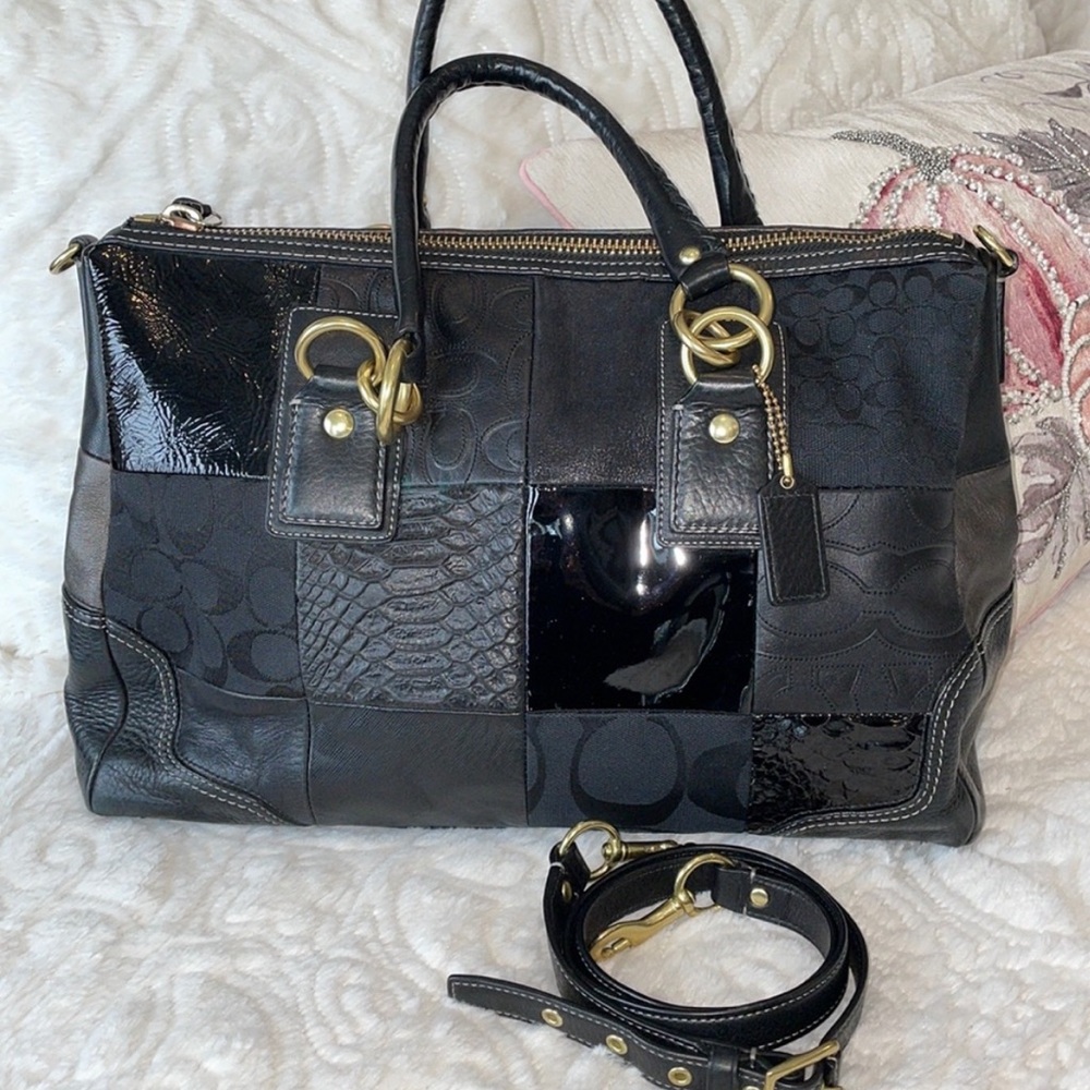 Coach patchwork handbag